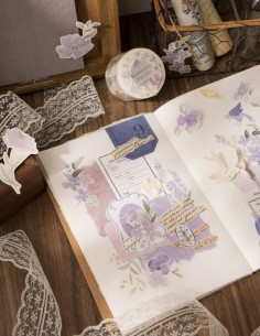 Bucle Washi tape Romantic Purple | wwiinngg