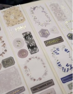 Bucle Washi tape Embellishment & Jottings Foil Dorado (Pre-cortado) | wwiinngg