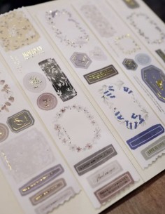 Bucle Washi tape Embellishment & Jottings Foil Dorado (Pre-cortado) | wwiinngg