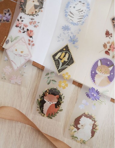 Bucle PET tape Flower Pendant (mate) | wwiinngg
