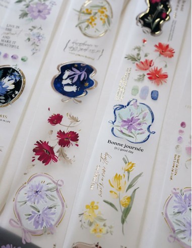 Loop PET tape Flower Collection (matte) | wwiinngg
