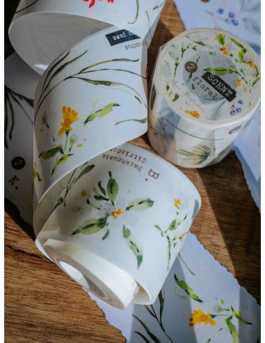 Scent.floral Washi-tape | Meow Illustration