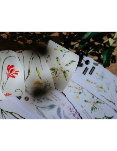 Scent.floral Washi-tape | Meow Illustration