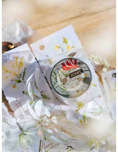 Loop Scent.floral Glossy PET Tape | Meow Illustration