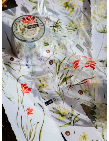 Loop Scent.floral Glossy PET Tape | Meow Illustration