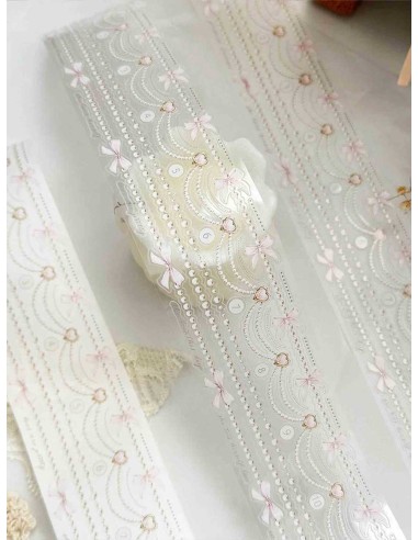 Washi Tape Pearly Strings Formas Pre-cortadas | Leela Journals