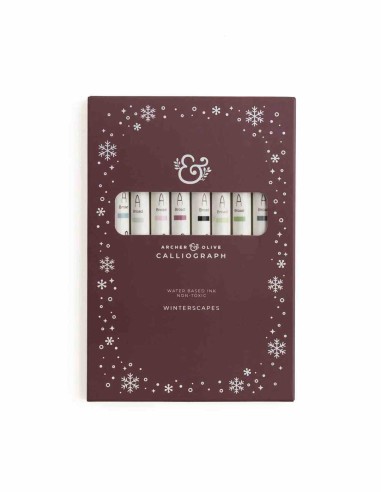 Calliograph Pens Winterscapes | Archer & Olive