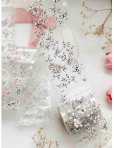 Bucle Field of Roses Formas Pre-cortadas PET (Brillo) | Leela Journals
