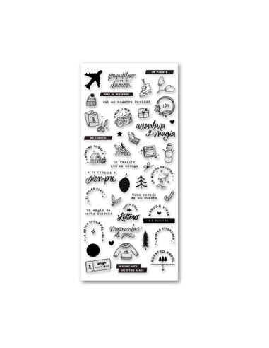 Sello Acrílico Postcards | Lora Bailora