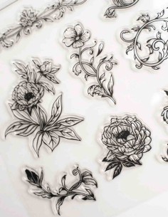 Antique Floral Stamp Set | Archer & Olive