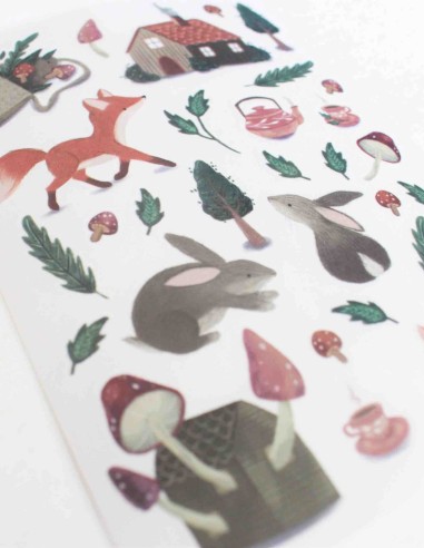 Woodland Print-On Stickers | Nikki Dotti