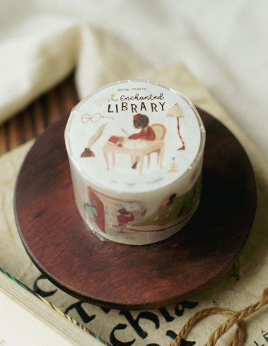 The Enchanted Library PET Tape (Matte) (Kiss-cut) | Teayou