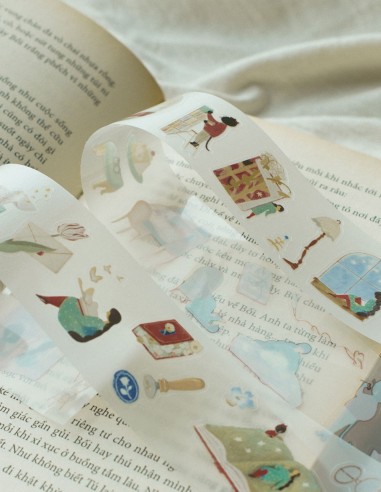 The Enchanted Library PET Tape (Matte) (Kiss-cut) | Teayou