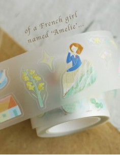 PET tape (Mate) Amelie's Day Trip (Pre-cortado) | Teayou