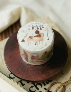 Bucle PET tape (Mate) The Enchanted Library (Pre-cortado) | Teayou