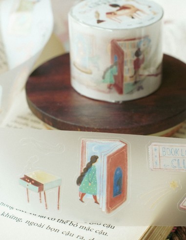 Loop The Enchanted Library PET Tape (Matte) (Kiss-cut) | Teayou