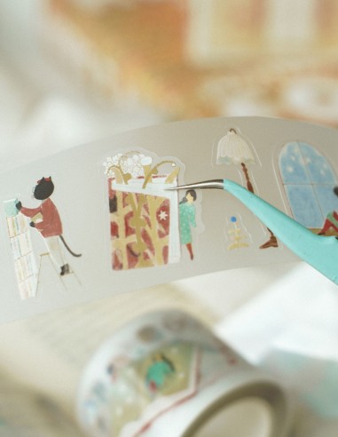 Bucle PET tape (Mate) The Enchanted Library (Pre-cortado) | Teayou