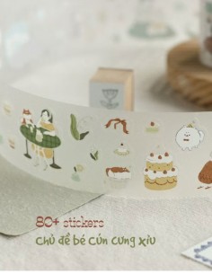 Bucle PET tape (Mate) Uchi no Wanchan my home dogs (Pre-cortado) | Teayou