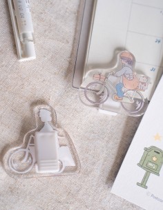 Clip Acrílico con pinza Kitty Mail | Sho Little Happiness
