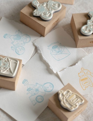 Kitty Mail Wood Stamp | Sho Little Happiness