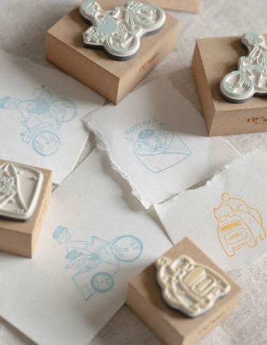 Happy Mail Wood Stamp | Sho Little Happiness