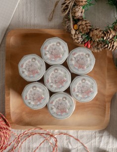 Loop Beary Christmas PET tape (Matte and Solid Gold Foil) | Sho Little Happiness