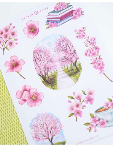Abril Cherry Blossom Kit Club Mensual | Archer & Olive