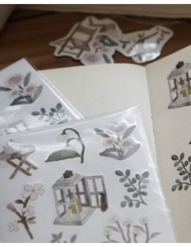 Afternoon's Garden PET Stickers | Ivy Snow