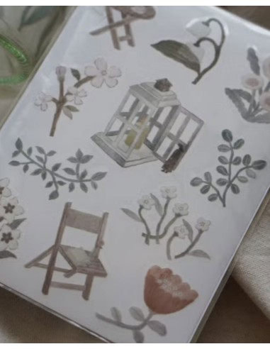 Afternoon's Garden PET Stickers | Ivy Snow