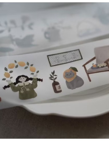 Lemon Tree PET tape (Matte) | Ivy Snow