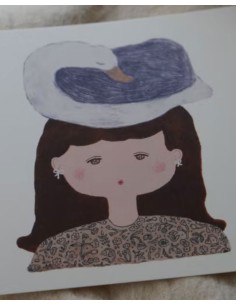Tarjeta Postal Swan Ironed | Ivy Snow