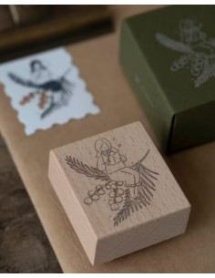 Mimosa Wood Stamp | Ivy Snow