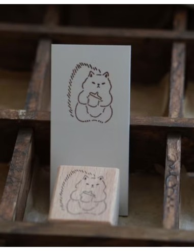 Sello de madera Squirrel | Ivy Snow