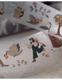 Bucle PET tape (Mate) Lemon Tree | Ivy Snow