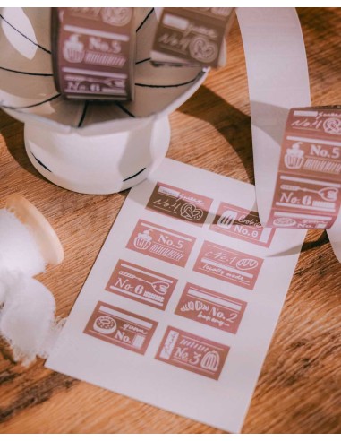 Rollo de Etiquetas Adhesivas Yum Yum Patisserie | Meow Illustration