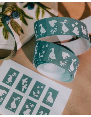 Set de 5 Rollos de Etiquetas | Meow Illustration
