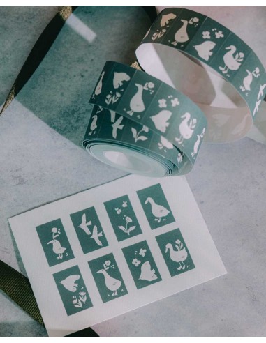 Set de 5 Rollos de Etiquetas | Meow Illustration