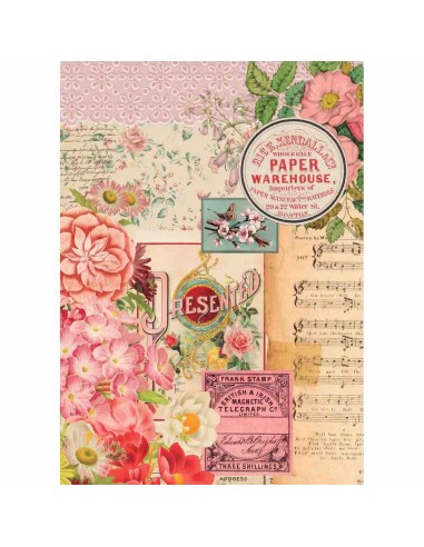 Découpage Paper A4-Collector Diary Col. I | Vintage Odyssey