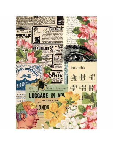 Découpage Paper A4-Collector Diary Col. I | Vintage Odyssey