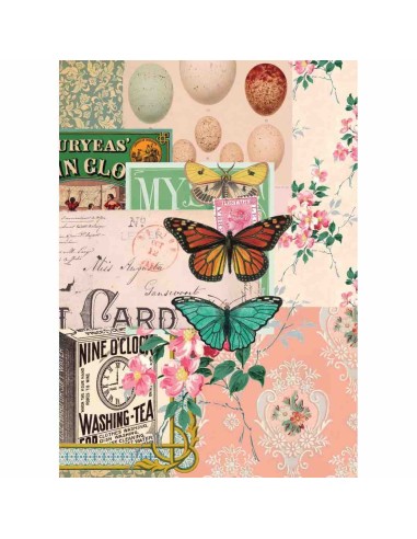 Découpage Paper A4-Collector Diary Col. I | Vintage Odyssey