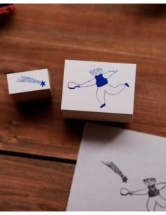 Shooting Star A Set of 2 Wood Stamps | Ivy Snow