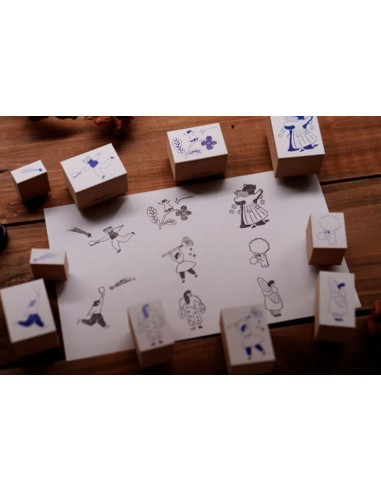 Cleaning Wood Stamp | Ivy Snow