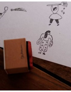 Shopping Wood Stamp | Ivy Snow