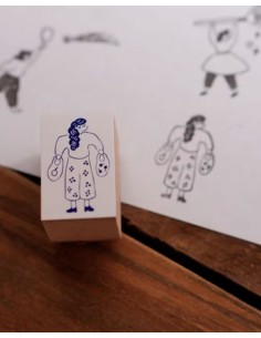 Shopping Wood Stamp | Ivy Snow