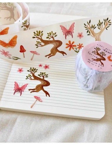 Washi Tape Spring (Ilustraciones Pre-cortadas) | Nikki Dotti