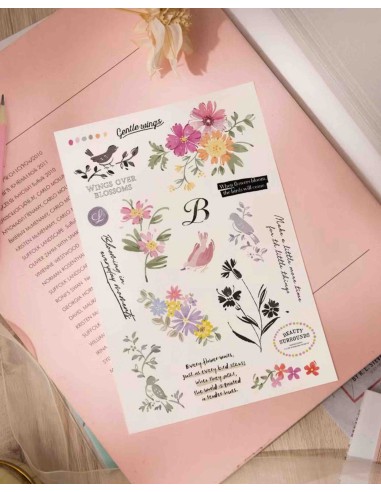 Blooming Echoes Print-On Stickers | wwiinngg