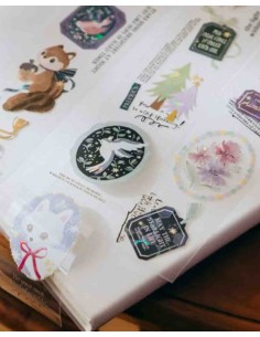 Bucle PET tape Twinkle Stars (Brillo con efecto Iridiscente) | wwiinngg