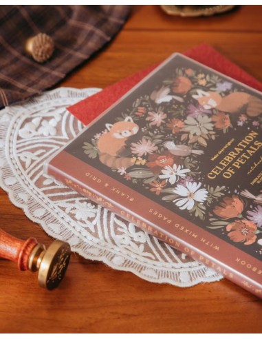 Crimson Petal B6 Thread-Bound Notebook | wwiinngg