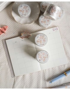 Stationery Friends PET tape (Matte & Kiss-cut) | Sho Little Happiness