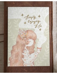 Simply Enjoying Life Postcard | Sho Little Happiness